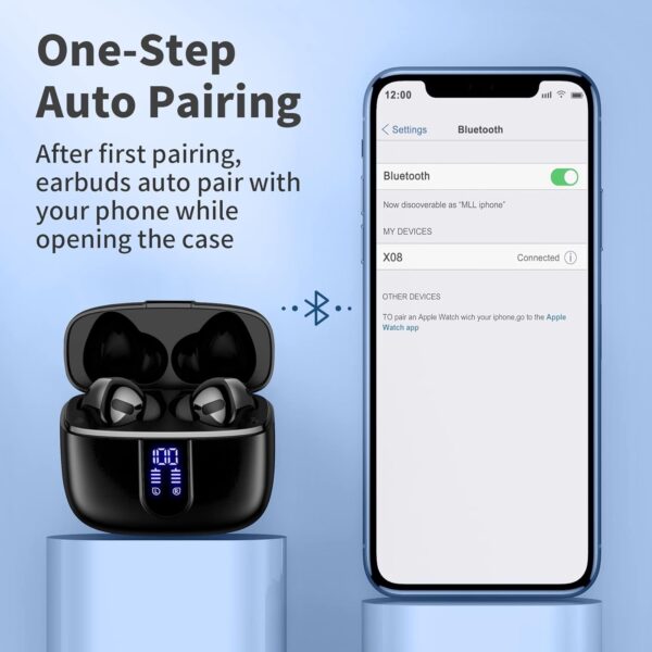 TAGRY Bluetooth Headphones True Wireless Earbuds - Image 2