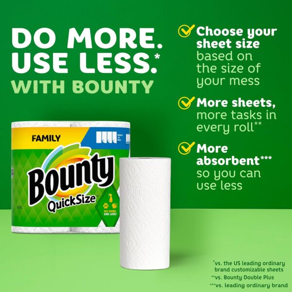 Bounty Paper Towels Quick Size - Image 4